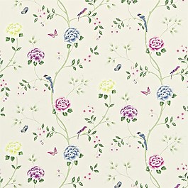 米色花枝圖案壁紙