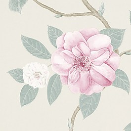 粉色花枝无缝壁纸
