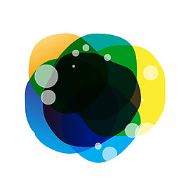 手繪彩色漸變元素