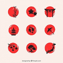 手繪日本元素