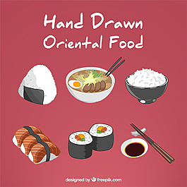 东方食品的手绘品种
