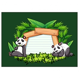 熊貓背景設(shè)計(jì)