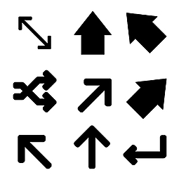 箭頭網(wǎng)頁圖標(biāo)設(shè)計
