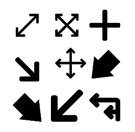 扁平箭頭圖標(biāo)