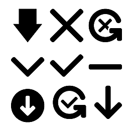 箭頭圖標(biāo)ICON