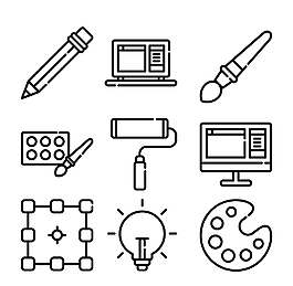 美術用品圖標ICON