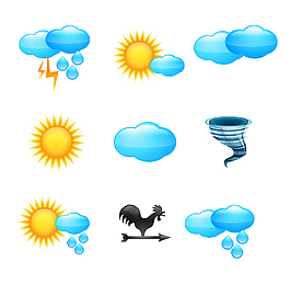 天氣圖標ICON素材