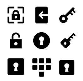 網頁安全圖標ICON