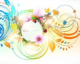 泡沫古典素描抽象华丽