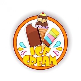 冰淇淋貼紙