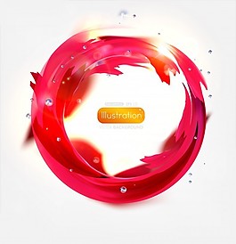 背景摘要紅色旋轉(zhuǎn)渦流