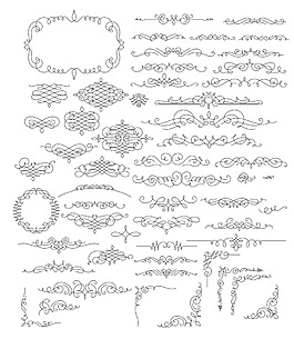 裝飾優(yōu)質(zhì)歐式復(fù)古標(biāo)簽矢量設(shè)計(jì)圖形合集