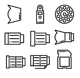 摄影相机图标ICON