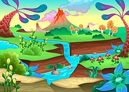 火山噴發(fā)的自然景觀