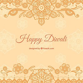 橙色的排燈節(jié)的背景