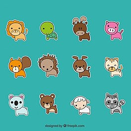 各種可愛的動物