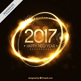 2017年金戒指的優(yōu)雅背景