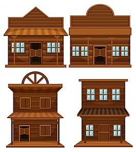 西式建筑插画