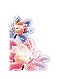 手繪唯美花朵元素