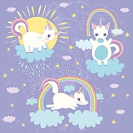 背景色的獨(dú)角獸