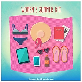 女子夏季用具