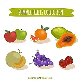 彩色夏日水果系列