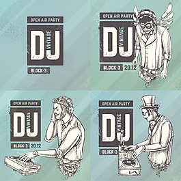 Dj背景资料集