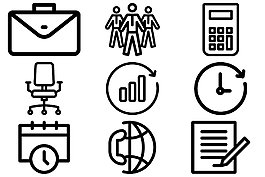 线性商务图标ICON