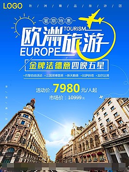 歐洲旅行海報(bào)