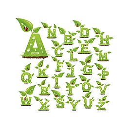 手繪簡(jiǎn)約清新綠色葉子元素