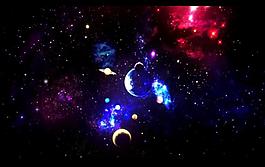 大氣太空宇宙星球高清動態(tài)背景視頻素材