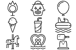 游樂(lè)園UI圖標(biāo)