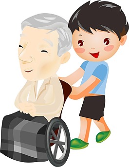 手绘卡通人物元素