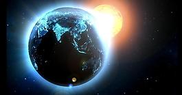 地球和太陽影視視頻素材