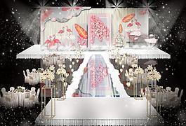 火烈鳥婚禮效果圖