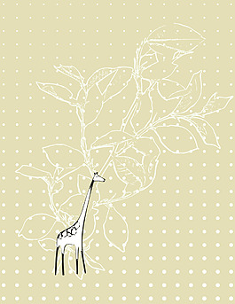 長頸鹿裝飾圖案