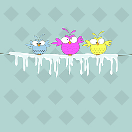 精美裝飾雪冰小鳥(niǎo)