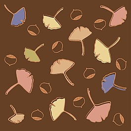 矢量花瓣裝飾圖案