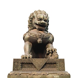 大理石石尊獅子元素