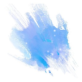 藍色水墨元素