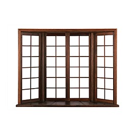 手繪格子門窗元素