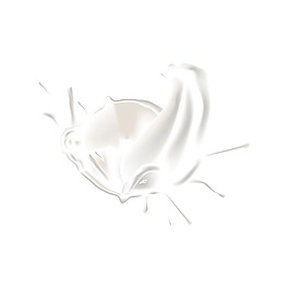 白色花朵元素