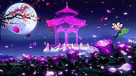 月亮涼亭中秋節(jié)