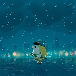 雨夜-Keeny卡通動漫素材