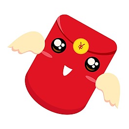 卡通紅包元素