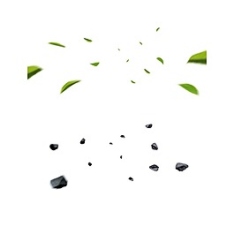 清新飄浮幾何元素