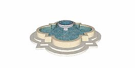 花式水池噴泉效果圖