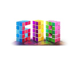方格618藝術(shù)字體png元素