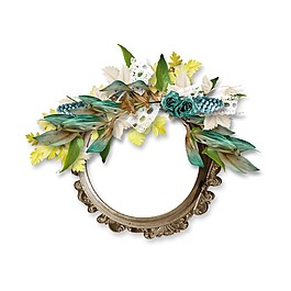 富贵鲜花花圈png透明元素