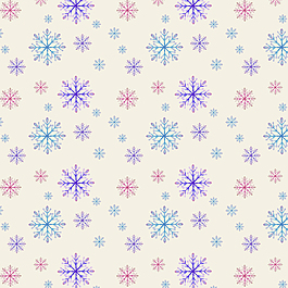 多種風(fēng)格雪花圣誕圖案